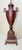Antique Handmade Painted French Red Tole Toleware Swan Metal Table Lamp Light For Sale - Image 10 of 18