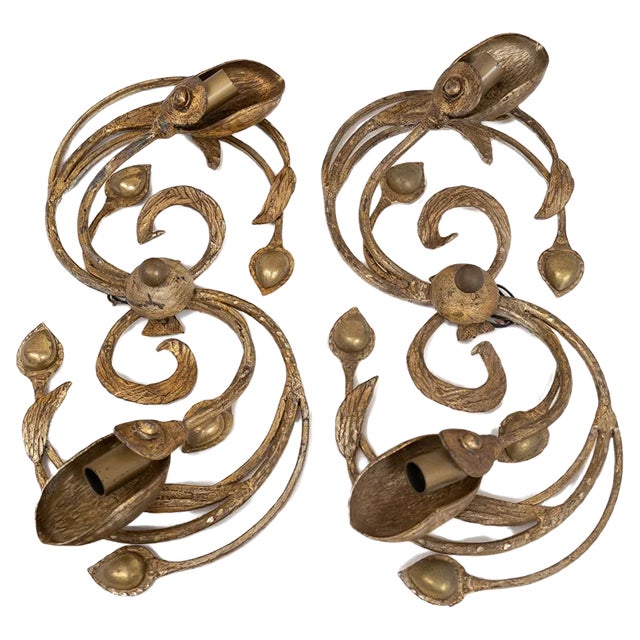 Bronze Wall Light For Sale