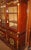 Wood 19th Century Mahogany French Empire Cabinet Bookcase With Cellarette and Clock For Sale - Image 7 of 16