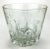 Glass Mid Century Etched Heavy Glass Ice Bucket For Sale - Image 7 of 7