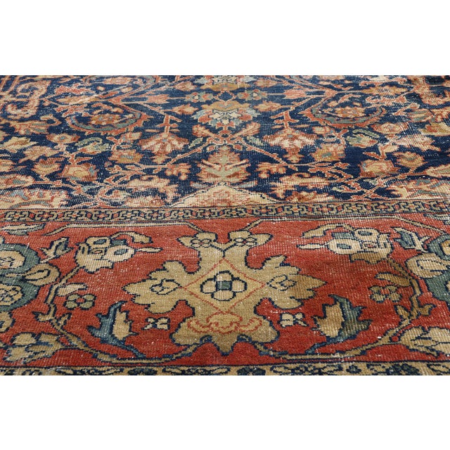 Late 19th Century Late 19th Century Persian Sultanabad Rug, 13'11 X 19'02 For Sale - Image 5 of 10