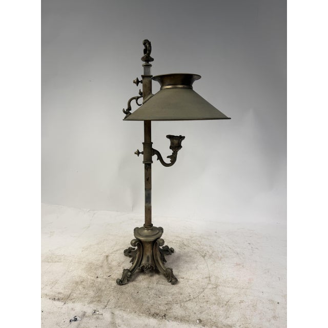 Vintage English Adjustable Table Light, 1920s For Sale - Image 14 of 15