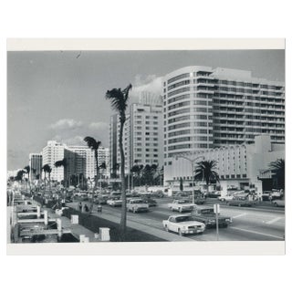Miami Beach, Street Photography, USA, 1960s, Black & White Photograph For Sale