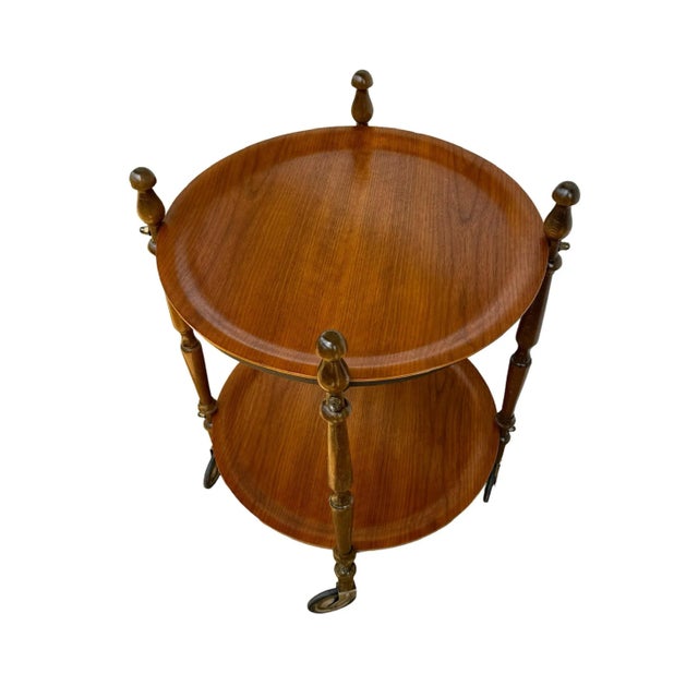 Danish Round Trolley, 1960s For Sale - Image 6 of 9