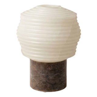 Papyrus Alabaster Table Lamp by Luis Gimeno For Sale