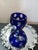 EXQUISITE Godinger Cobalt Blue Crystal 6" Egg Trinket Holder From Hungary The product is an exquisite Godinger cobalt blue...