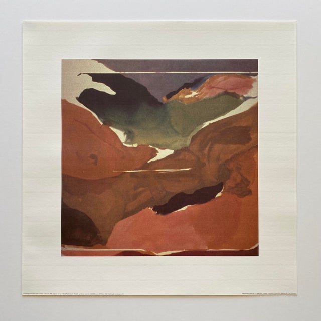 Helen Frankenthaler Abstract Expressionist Fine Art Lithograph Print " Nature Abhors a Vacuum " 1973 For Sale In Kansas City - Image 6 of 12