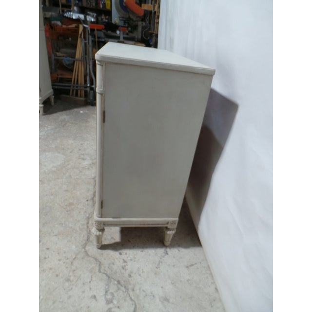 Wood Swedish Gustavian Style Sideboard For Sale - Image 7 of 9