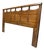 Mid-Century Modern Walnut Queen Bed Headboard by Hoke Wood Products For Sale