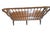 Wood Vintage Windsor Style Spindle Back Bench Settee For Sale - Image 7 of 9