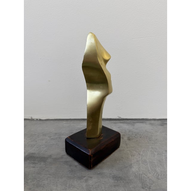 Wood Brazilian Modern Bronze Sculpture, 1990s For Sale - Image 7 of 12