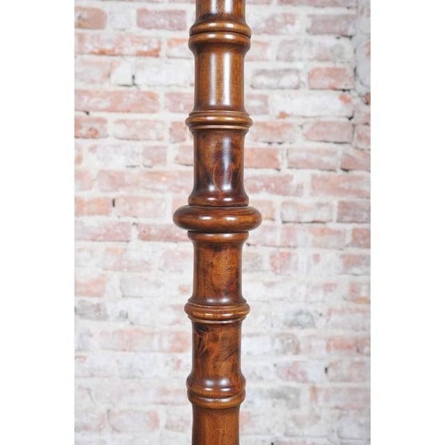 Wood Czech Biedermeier Beech Coat Hanger, 1890s For Sale - Image 7 of 10