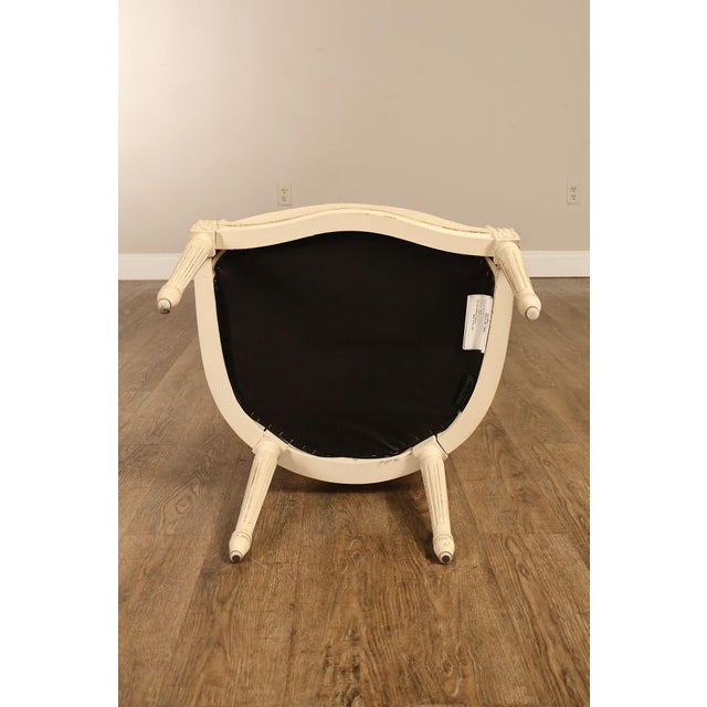 Century Furniture Set Of 8 Louis XVI Style Painted Dining Chairs For Sale - Image 9 of 18