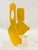 Contemporary "Inside Out Yellow" Welded Aluminum Sculpture by Michael DesRosiers (2024) For Sale - Image 3 of 4