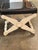 Traditional Pair of French Carved and Painted X Form Benches For Sale - Image 3 of 8