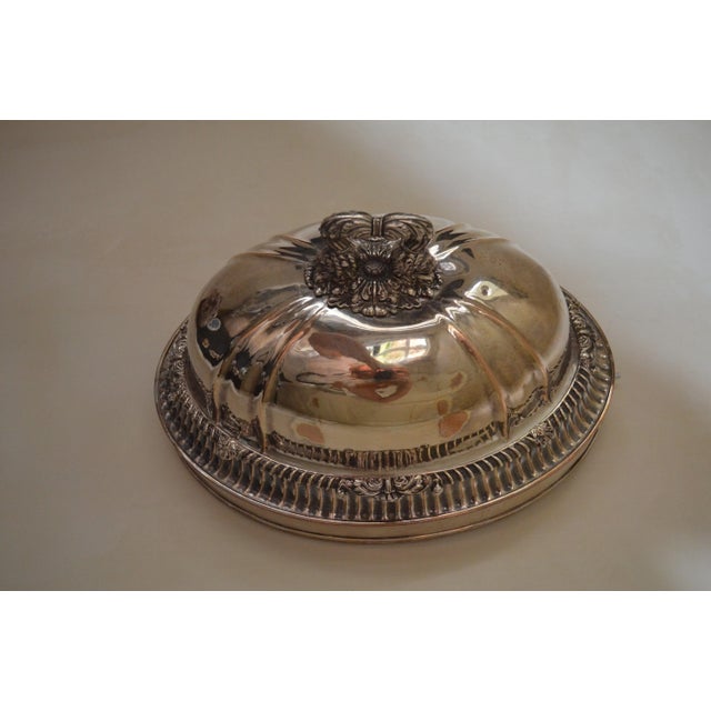Antique French Silver-Plated Cloche For Sale - Image 6 of 7