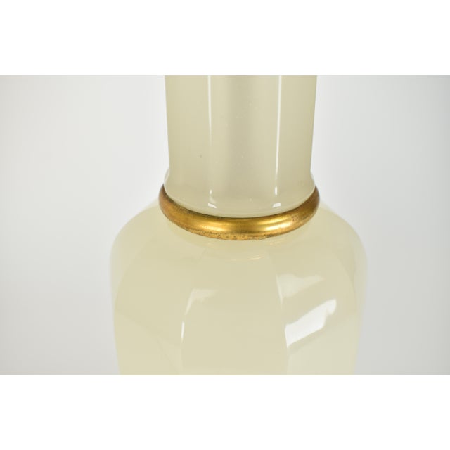 1950s Opaline Table Lamp by Cenedese Murano For Sale - Image 9 of 17