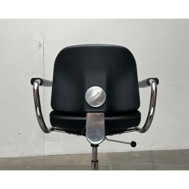 Vintage German Model Eurochair 5600 Office Swivel Chair by Fritz Makiol for Girsberger, 1970s For Sale - Image 9 of 18