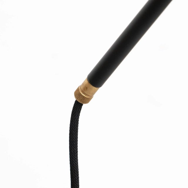 KH #1 Black Raw Brass Floor Lamp from Konsthantverk For Sale - Image 12 of 18