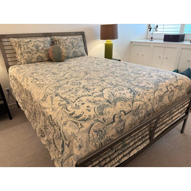 Fortuny Fortuny Pillows {3} and Duvet Set (Queen Size ) For Sale - Image 4 of 5