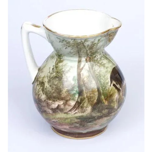 Green Painted Water Jug with a Bowl For Sale - Image 8 of 11