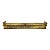1960s Large Hollywood Regency Brass-Finished Fireplace Fender With Lion Head Ring Pulls For Sale