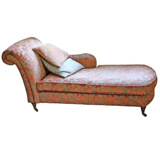 Orange Vintage M&S Chaise Lounge, 2010 For Sale - Image 8 of 8
