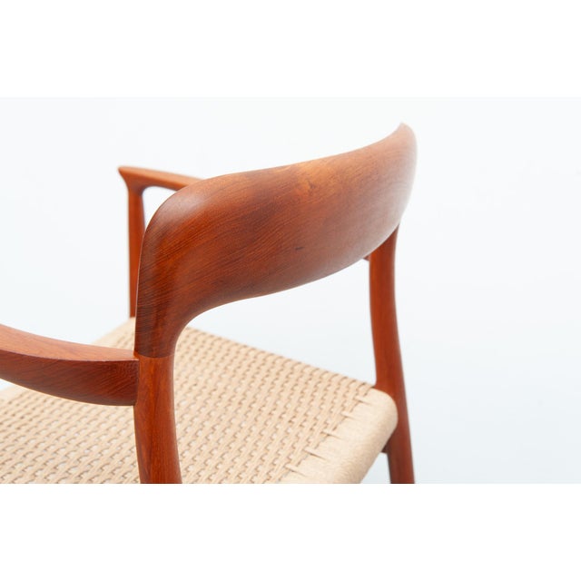 Vintage Model 56 Teak Chairs by Niels Otto Møller for J. L. Møller Furniture Factory, 1950s, Set of 2 For Sale - Image 15 of 18