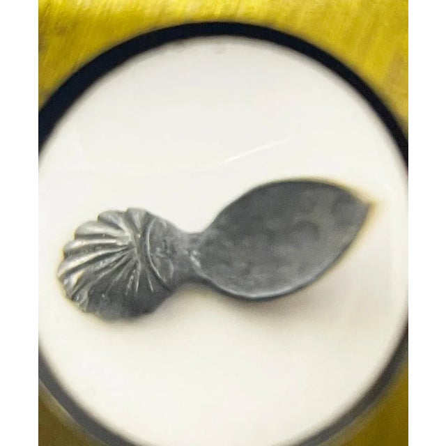 Metal 19th Century Dutch Miniature Dollhouse Silver Tea Caddy For Sale - Image 7 of 11