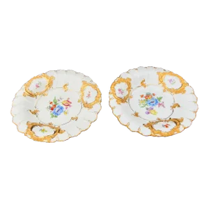 Vintage Meissen Serving Platters - a Pair of 2