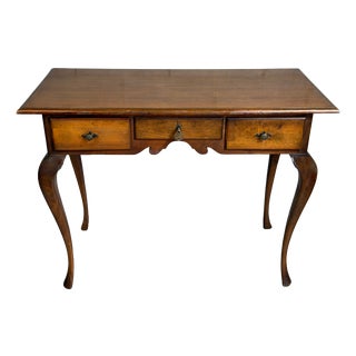 Vintage Console Table in Walnut from Artigianato Italiano, 1960s For Sale