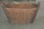 Rustic wood basket, circa 1940s This item is a vintage laundry basket. You can use it for decorating your country chic...