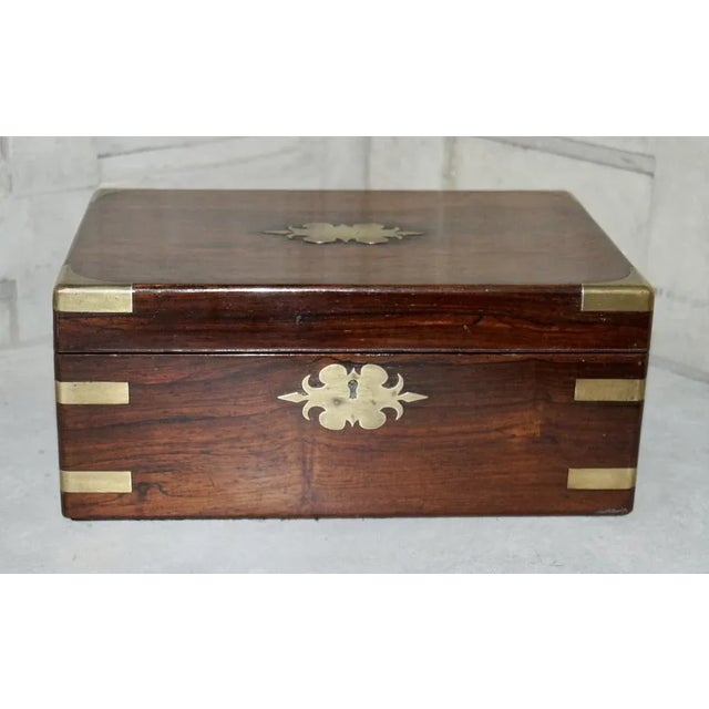 Victorian Writing Slope, 1880 For Sale - Image 9 of 9