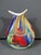 1990s Large Murano-Style Multicolor Hand-Blown Freeform Art Glass Vase For Sale - Image 5 of 15