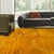 A radiant wash of saffron gold, deepening from burnt orange to warm honey, with faint geometric lines emerging like sun-...
