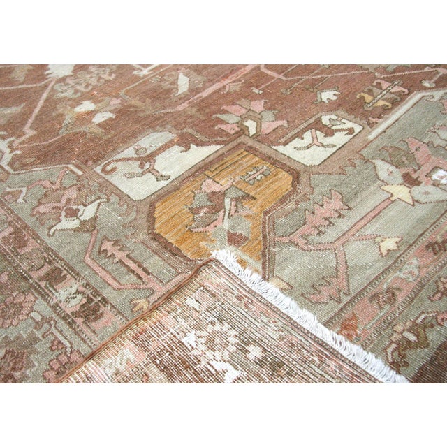 1940s Persian Heriz Rug For Sale - Image 4 of 6