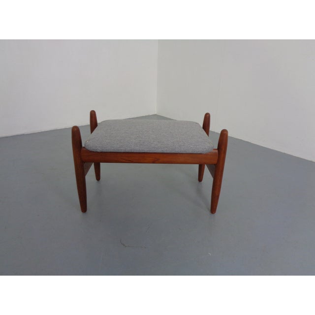 Teak Stool or Ottoman by Hans Olsen for Frem Røjle, Denmark, 1960s For Sale - Image 9 of 13