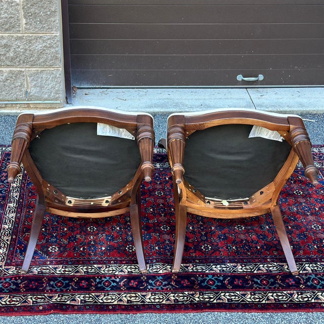 Pennsylvania House Cherry Cortland Manor Dining Side Chairs - a Pair For Sale - Image 11 of 12