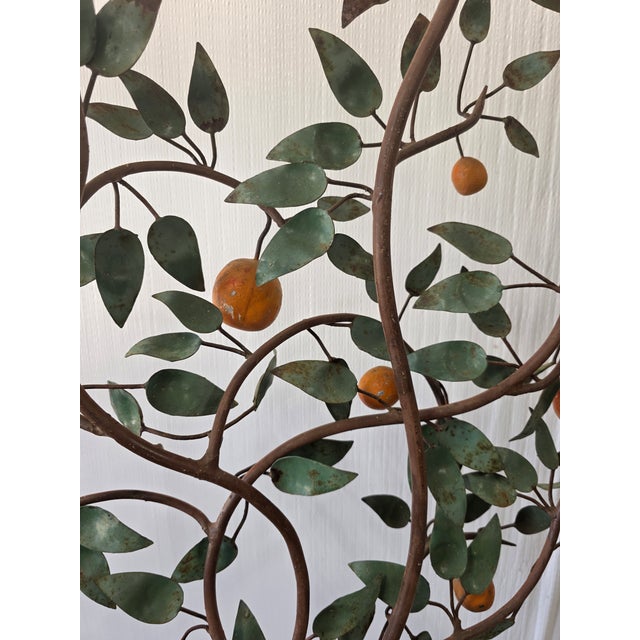 Vintage Mid Century Italian Tole Citrus Tree For Sale - Image 12 of 15