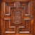 Wood Antique Cupboard with Double Top Mahogany For Sale - Image 7 of 12