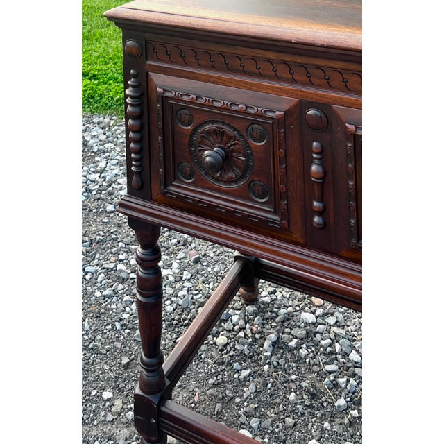 Kittinger Furniture Hand Carved Jacobean Style Sideboard Chairish