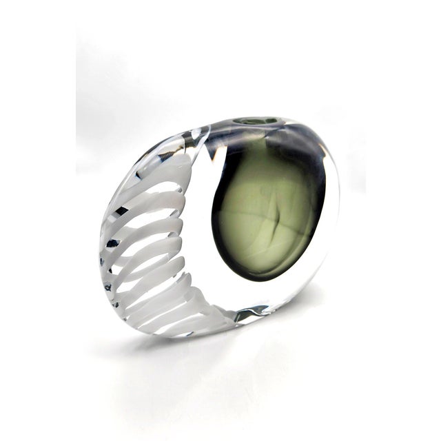 Mid-Century Modern Sculptural Glass Vessel by Antonio Da Ros for Cenedese, 1950s For Sale - Image 9 of 9