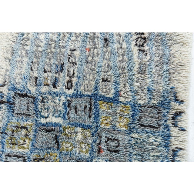 Swedish Rya Rug by Aili Suomi for Sylvi Salonen Doris Leslie Blau Collection For Sale In New York - Image 6 of 10