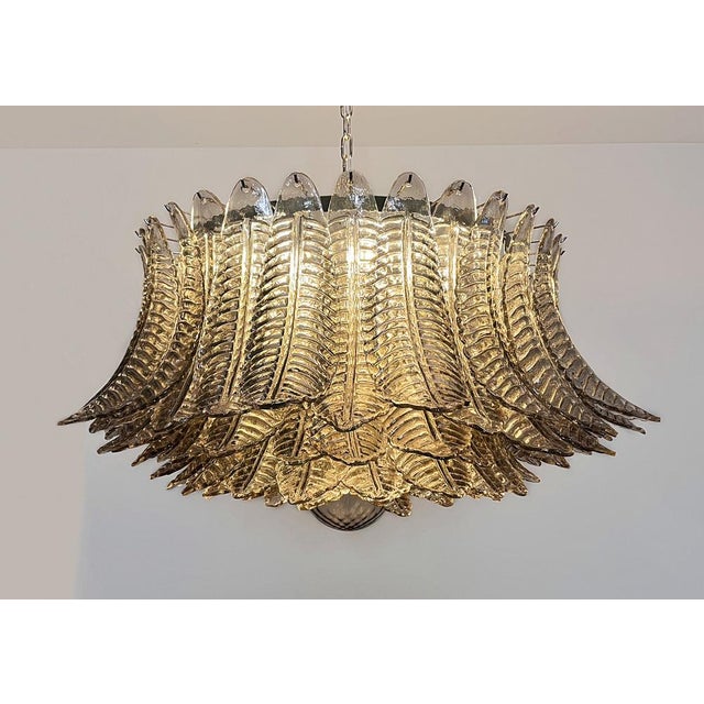 Large Murano Glass Chandelier, 1990 For Sale - Image 11 of 18