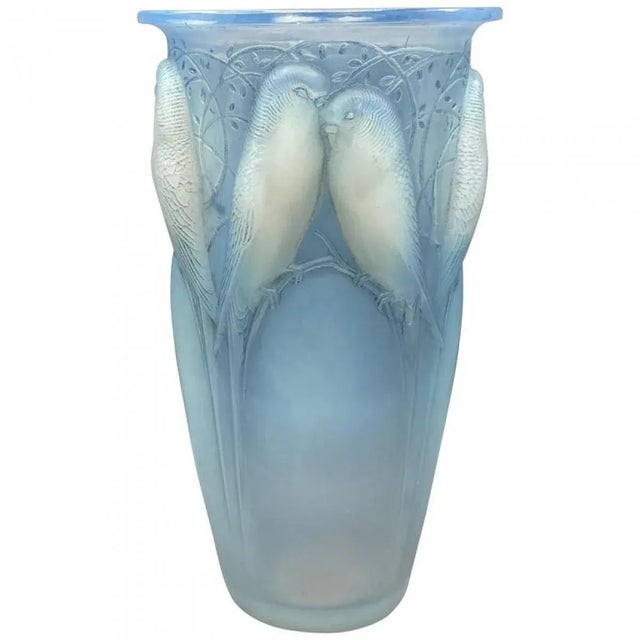 Opalescent Ceylan Vase by René Lalique, 1924 For Sale - Image 4 of 10