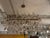 Contemporary Branch Form Gilt Metal + Glass Droplets Chandelier For Sale - Image 3 of 12