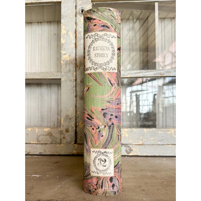 Italian Decorative Book Box with Marbled Paper Spine For Sale - Image 3 of 7