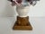 Sky Blue 1950s Italian Floral Bouquet Lamp & Shade For Sale - Image 8 of 18