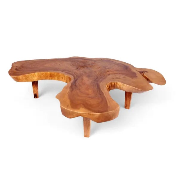2020s Free Form One Slab Living Edge Coffee Table 8 For Sale - Image 5 of 7
