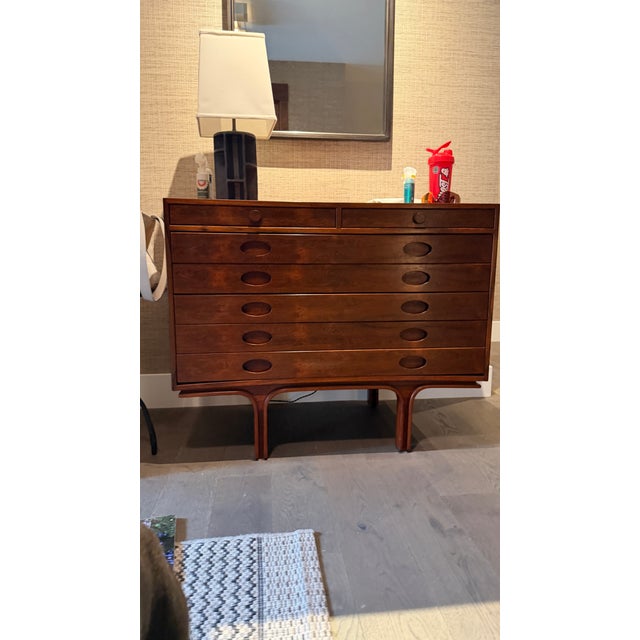 1950s Wooden Buffet Chest of Drawers by G. Frattini for Bernini, 1950s For Sale - Image 5 of 7